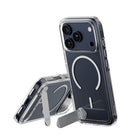 PanzerGlass CARE Case with Kickstand MagSafe for iPhone 17 Pro - Clear-Versatile and recycled aluminum kickstand feature designed to be practical