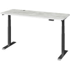 MotionGrey Electric Dual Motor Height Adjustable 165" W Sit-to-Stand Desk - Black Frame-MotionGrey Height Adjustable German Electric Dual Motors Sit-to-Stand Computer Home Table and Office Standing Desk - Black Frame with Tabletop (165cmx60cmx2.5cm)