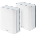 ASUS ZenWiFi BT6 Tri-Band WiFi 7 Smart AiMesh Extendable Router - 2 Pack-AI-powered Smart AiMesh boosts coverage up to 5800 ft2 (2-pack) and easy extendibility with compatible ASUS routers for seamless and secure whole home WiFi