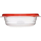Rubbermaid TakeAlongs Square Food Storage Containers - 669 mL (2.9 Cup) - Ruby Red - 4 Pack-Quik Clik Seal lids make an audible click to let you know they're securely closed