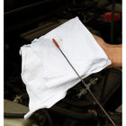 Globe Commercial White T-Shirt Wiping Rags 25lb Bag-Made from 100% recycled materials