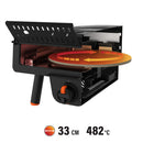Blackstone - Four à pizza Leggero avec pierre de cordiérite de 13"-Commande de brûleur unique, technologie d'allumage sûre
