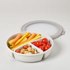 Mepal  Cirqula Bento Bowl - 250 + 250 + 500 mL/8+ 8+ 17oz - White-Leakproof