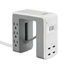 APC SurgeArrest 6-Outlet Essential Surge Protector with 4 USB Ports (PE6U4W)-6 ft. rotating power cord