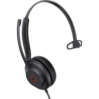 Yealink UH35 Mono USB-C/USB-A Wired Headset - Microsoft Teams-The dual-microphone system, enhanced by Acoustic Shield Technology