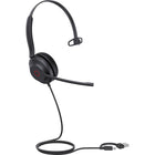 Yealink - Casque filaire mono USB-C/USB-A UH35 - UC-Le système à double microphone, amélioré par la technologie Acoustic Shield