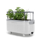 Permasteel Self-Watering Planter Box with Mounting Brackets - White-Water Level Indicator