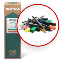 TerraCycle Pens - Pencils and Markers Zero Waste Box - Medium-Use this box to recycle any pens, pencils and markers