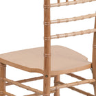 Flash Furniture - Chaise Chiavari série Hercule en bois, naturel (XSNATURAL)-Design léger
