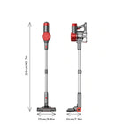 Redroad - Aspirateur balai sans fil 4 en 1 L6-Batterie lithium-ion amovible de 22,2 V : Offre jusqu'à 30 minutes d'autonomie continue avec la puissance constante nécessaire pour accomplir toutes vos tâches de nettoyage.