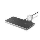 ALOGIC - Station de charge sans fil 3-en-1 Ultra Power pour iPhone et AirPods avec support de chargeur pour Apple Watch-La station de charge Ultra Power 3-en-1 est conçue spécialement pour les produits Apple. Ce support de charge pour Apple Watch vous permet d'insérer le câble de charge fourni avec votre Apple Watch et de charger toutes les tailles d'Apple Watch, de 38 à 44 mm, en mode table de nuit.
