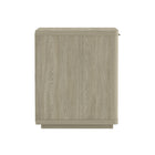 Manhattan Comfort - Table de nuit moderne Evelyn 20" à 1 tiroir - Naturel-Parfait pour le rangement de chevet, les lampes ou les objets de décoration