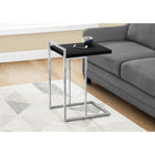 Monarch Specialties - 3640 Table D'Appoint - 25 po H/Noir/Metal Chrome-2