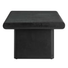 Modway Relic Concrete Textured Coffee Table - Black-Versatile Placement