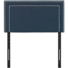 Modway Jessamine Upholstered Fabric Twin Headboard - Azure-Particleboard Panel