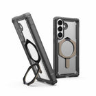 UAG Plasma XTE Rugged Kickstand Cell Phone Case with Magnets for Galaxy S26+ - Ash/Titanium-Featherlight Composite Construction