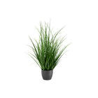 Monarch Specialties - Plante Artificielle - 23 po H - Gazon - Mis En Pot - Touche Réelle - Herbe Verte - Pot Noir-Ajoutez un peu de verdure à votre espace avec cette plante d'herbe artificielle de 23 po qui est placée dans un pot noir de 4 po