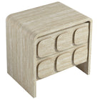 Modway Toscana 2-Drawer Nightstand - Travertine-Assembly Required