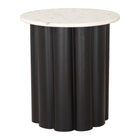 Zuo Slika Side Table - White/Black-Colour: White/Black
