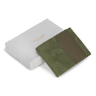 Champs - Portefeuille Bi-Fold en Cuir Camouflage - Vert-2 pochettes latérales
