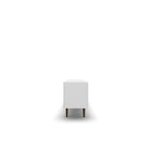 Manhattan Comfort Liberty MDP and MDF 62.99"W TV Stand, White (201AMC6)-Includes 1 Media Hole for Wire Management.
