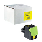 fuzion Lexmark (71B1HY0) Compatible Toner Cartridge - High Yield - Yellow-Ink Colour: Yellow