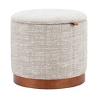 Zuo Fije Storage Ottoman - Grey-Mdf leg