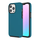 AXS PROTech Dual-Layered Anti-Shock Case with Military-Grade Durability for Apple iPhone 13 Pro - Ocean B lue-Shock resistant