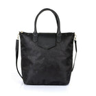 Karla Hanson® - Sac à provisions pliable Millie pour femmes, motif rose, rabat en similicuir noir-Sac à provisions pliable résistant à l'eau