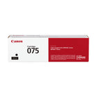 Canon 075 Toner Cartridge Standard Yield -  Black- Produces high-quality, monochrome and color output for all your home and office needs