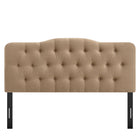 Modway Annabel Premium Linen Blend King Headboard - Almond-Assembly Required