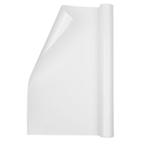 JAM Paper Glossy Wrapping Paper - 17" x 18' - Glossy White - 2 Pack-Colour: White