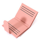 Champs Iconic Snap Cardholder - Pink-Back zip pocket