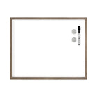 Quartet Magnetic Dry Erase Board - 20" L x 16" H - White-DUAL FUNCTIONALITY: This board combines a dry-erase board and a magnetic surface in one. Write notes, draw diagrams, or jot down reminders with dry-erase markers; attach papers, photos and notes with magnets, or attach magnetic accessories to the board