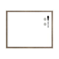 Quartet Magnetic Dry Erase Board - 20" L x 16" H - White-DUAL FUNCTIONALITY: This board combines a dry-erase board and a magnetic surface in one. Write notes, draw diagrams, or jot down reminders with dry-erase markers; attach papers, photos and notes with magnets, or attach magnetic accessories to the board