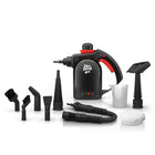 Dirt Devil WD21000CA 7-in-1 Handheld Steamer - Black/Red-Deep clean across appliances, kitchen, household surfaces and more