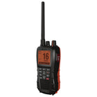 Cobra Bluebound 650 VHF Hand Held Marine Radio - Black/Orange-12-Hour battery life with larger rechargeable lithium-ion battery 