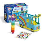 Hand2Mind - Numberblocks Arc-en-ciel à compter - Ensemble de 3-Rejoignez Seven dans une aventure amusante à travers Numberland. Équipé de 7 sièges, de 12 chansons et sons et d'un dos rabattable qui révèle un arc-en-ciel, ce bus coloré est parfait pour créer vos propres histoires Numberblocks !