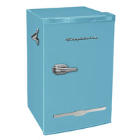Frigidaire Retro Mini Fridge - 3.2 cu ft - Blue-Built-in bottle opener