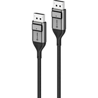 ALOGIC Ultra 8K DisplayPort Cable - 2m - Space Grey-Dual DisplayPort Connectors