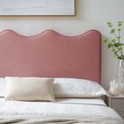 Modway Athena Performance Velvet Full/Queen Headboard - Dusty Rose-Performance Velvet Upholstery