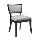 Modway Pristine Upholstered Fabric Dining Chairs - Light Grey - 2 Pack-Non-Marking Foot Pins