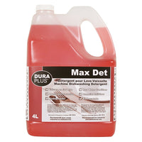 Dura-Plus ââ‚¬â€œ Détergent liquide pour lave-vaisselle Max Det 4 L, 4/paquet-DÉTERGENT AUTOMATIQUE POUR LAVE-VAISSELLE, détergent liquide concentré non chloré.