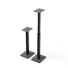 Kanto Height Adjustable Bookshelf Speaker Stands - Black-Universally compatible with bookshelf speakers weighing up to 30 lbs.