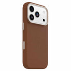 OtterBox Symmetry Cactus Leather Compatible with MagSafe Case with Camera Control for iPhone 17 Pro - Dessert Saddle Brown-Made with ethical, beautiful, durable cactus-based leather substitute by Desserto
