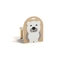 Mitybilt WildWoods Chair - Bear -Backrest with printed P.E.T. acoustic felt, Bear