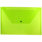 JAM Paper - Enveloppes en plastique à fermeture bouton-pression, livret légal, 9,75 x 14,5 po, poly vert lime, 12/pqt (219S0LI)-Enveloppes porte-documents en plastique avec fermeture à bouton-pression, format légal et couleur vert lime