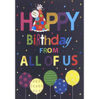 Mill Brook Studio Birthday Greeting Cards/Envelopes - 5-3/8" x 7-3/4" - From All: Birthday Hat - 18 Pack-Premium quality greeting cards