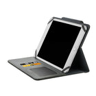 Artikl - Etui universel Folio en cuir vEgan pour tablette de 7 po à 8 po - anthracite-Angles de vision multiples