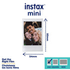 INSTAX MINI LiPlay+ Hybrid Instant Camera & Smartphone Printer - Midnight Blue-Automatic exposure and flash control